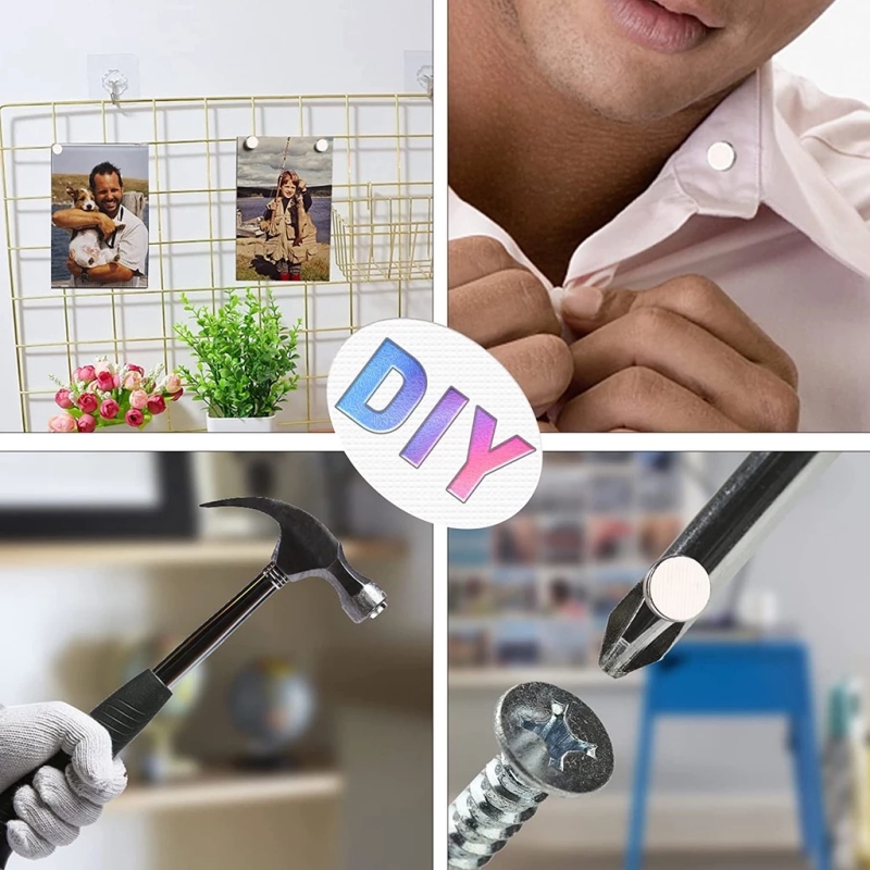 50pcs Round Fridge Magnets- Disc Magnets for DIY, Crafts, Science Projects 3x1 3x2 5x1 5x2 8x1 8x2