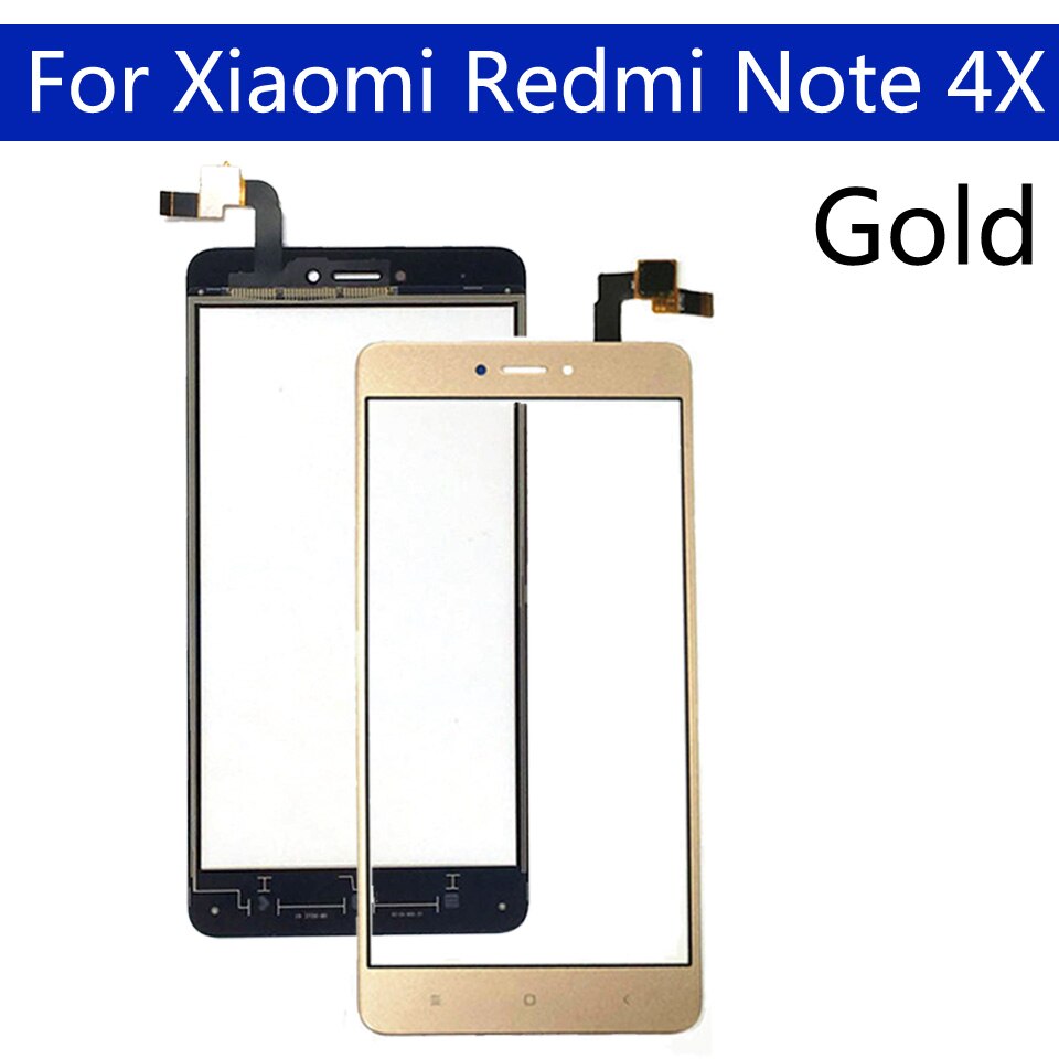 5.5 "Voor Xiaomi Redmi note 4X Touch Screen Panel Sensor Lcd-scherm Glas Lens Panel Touchscreen Digitizer Voor Redmi note4X