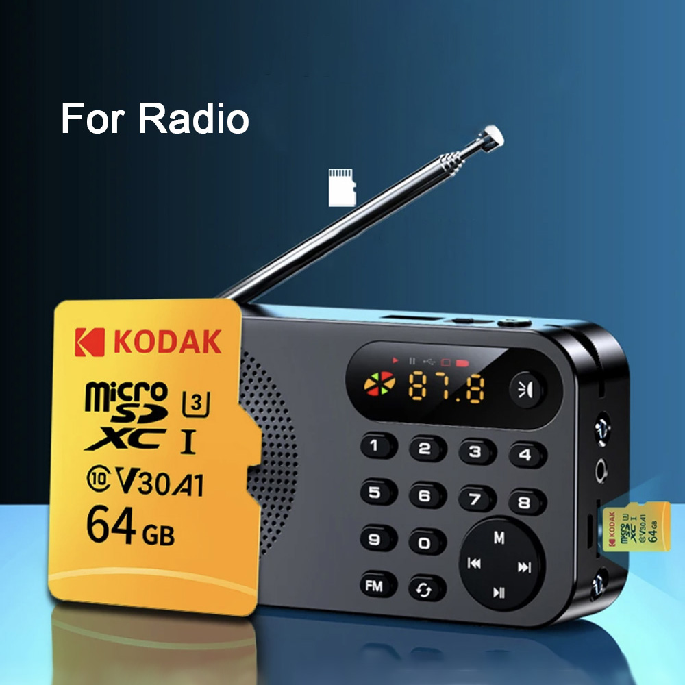 Kodak Micro SD Card 64GB 32GB Memory Card 512GB 256GB 128GB MicroSDXC Class10 SD Memory Card 100MB/s Original TF Flash Card U3