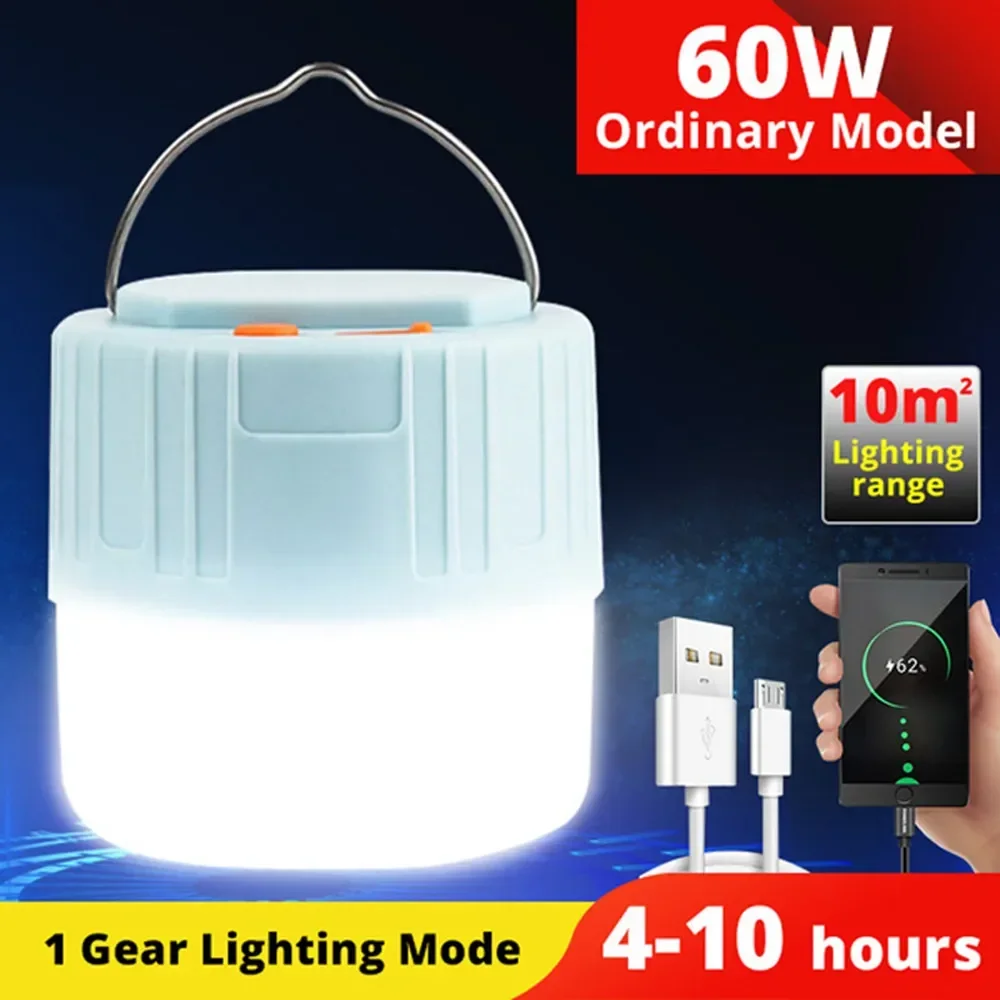 1000W Outdoor Solar LED Camping Light USB Rechargeable Tent Lamp Portable Lanterns Emergency Lights For BBQ Hiking Night Market: 9W