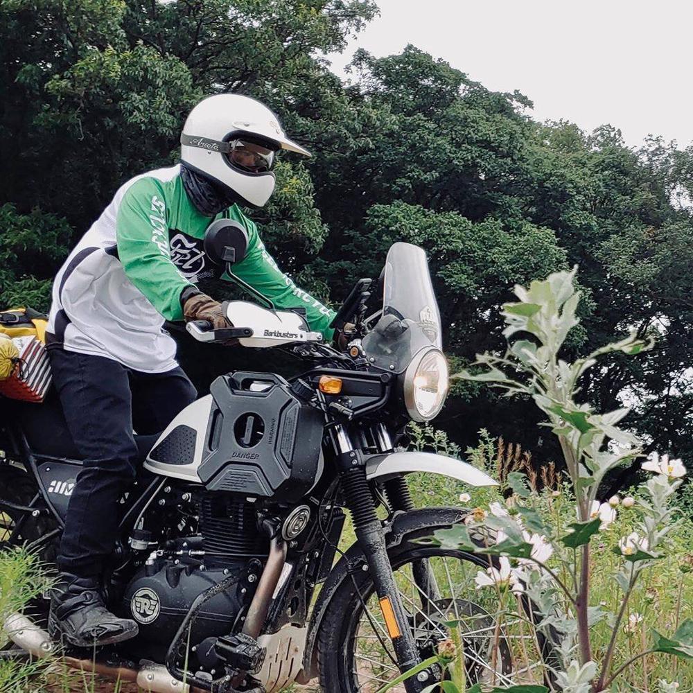 Serbatoio di carburante di ricambio per motocicletta verde da 5 litri taniche di plastica per auto serbatoi di benzina tanica di olio contenitore di olio di backup taniche di carburante