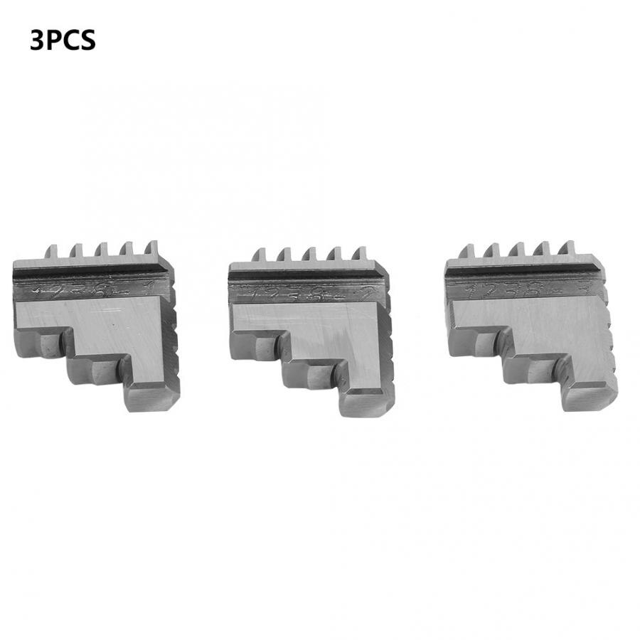 3 Stks/paar 3-Klauwplaat Klem Accessoires K11-80 Binnen Klauwplaat Zelfcentrerend Metalen Draaibank Chuck Kaken Metalen verwerking Tool