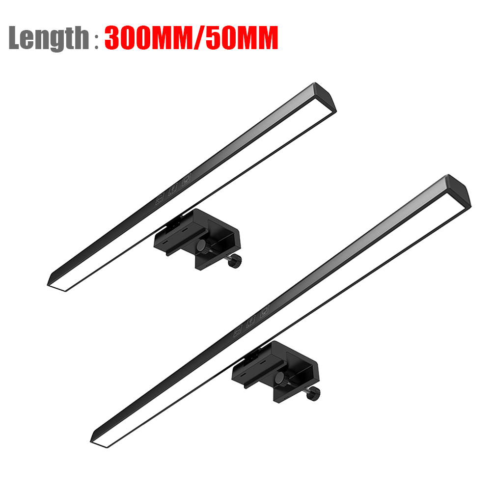 300/500mm led computer bureau schermbalk lamp traploos dimmen usb oplaadbare lamp leeslamp draagbare high touch lamp