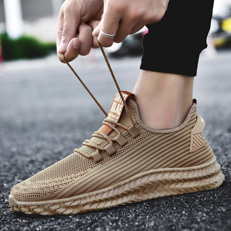 Damyuan løpesko komfortable uformelle sommer sportssko for menn sklisikre slitesterke sneakers for menn