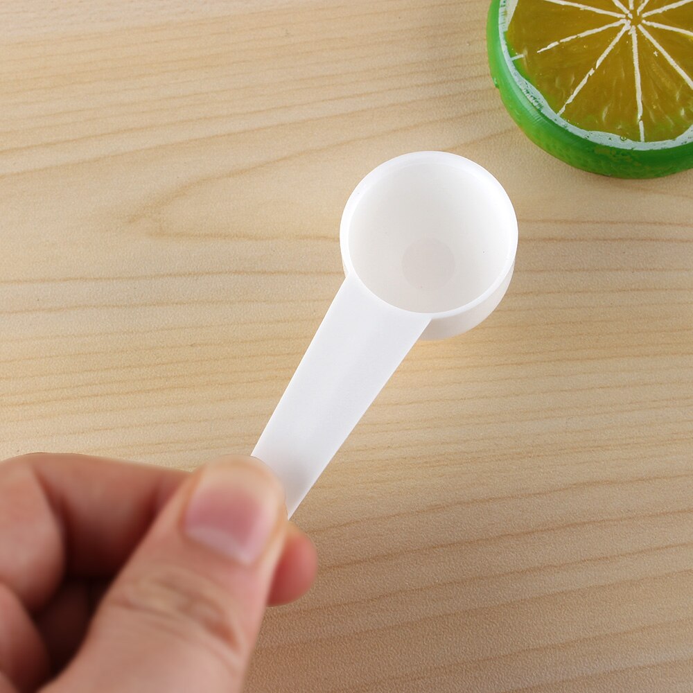 Teaspoon Tablespoon 10 mL Long Handle Scoop for Measuring Coffee, Pet Food, Dry Goods 5pcs/set Plastic Spoons