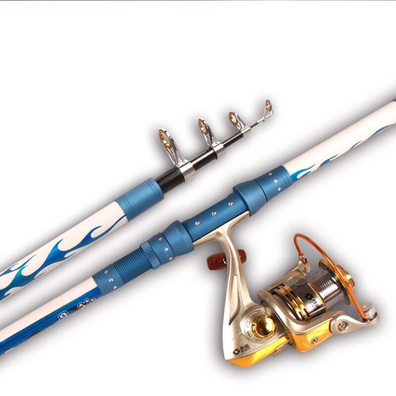 ZXZ Telescopic Fishing Rod 2.1M 2.4M 2.7M 3M High Hardness Fishing Rod Carbon Material Strong Throw Pole Fishing Gear