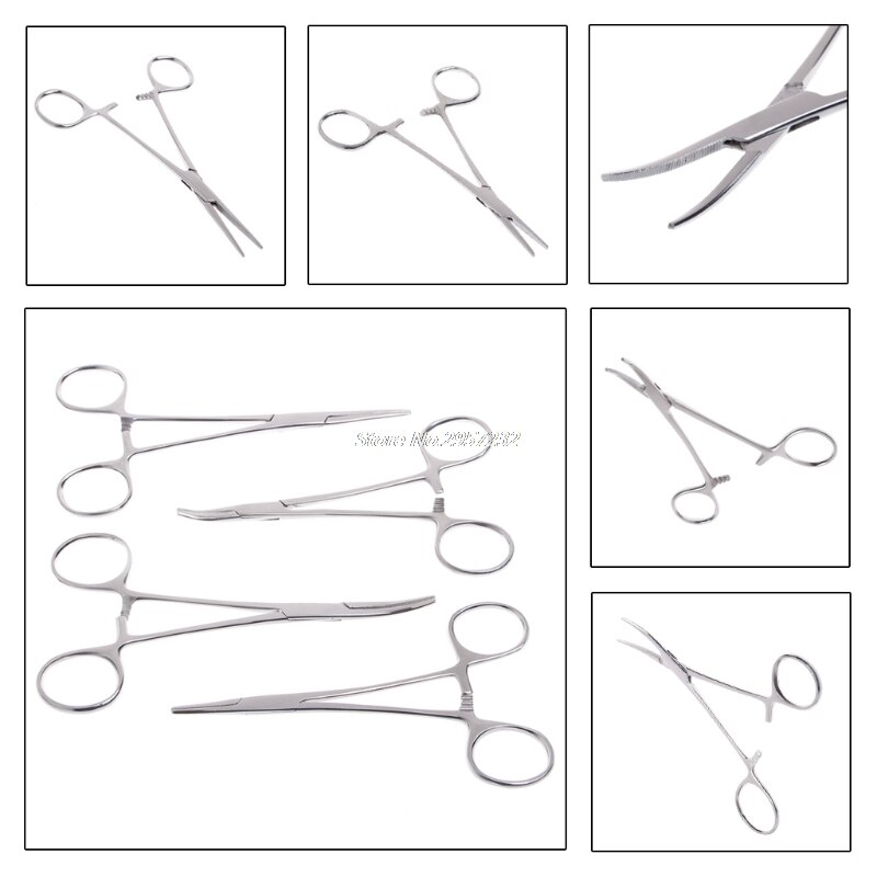 Dog Cat Ear Cleaning Forceps Pliers Steel Pet Clamp Tweezers Haemostatic Tool for dogs Warm's house yy56