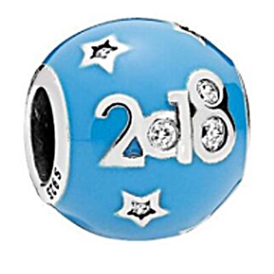 NUOVO 2018 NUOVO 100% 925 Sterling Silver Charm Bead Piercing Lumaca di Cristallo Del Cuore Donne Europeo Adatto FAI DA TE Braccialetto di Fabbrica: 9