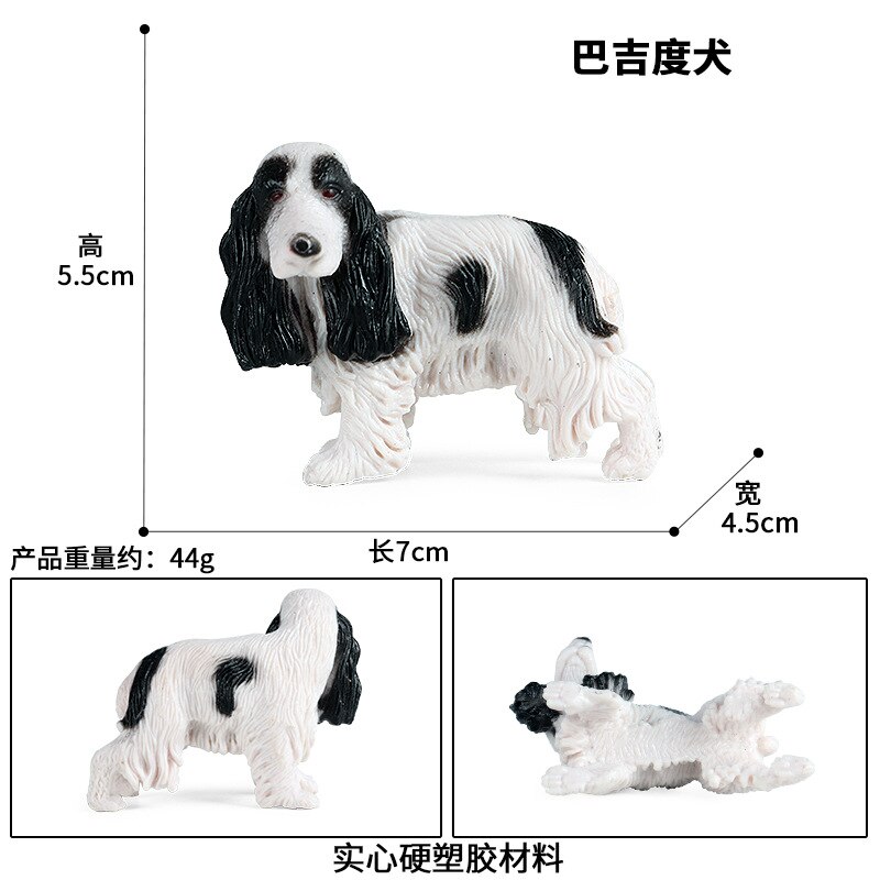 Miniaturen Beeldjes Hond Model Golden Retriever Schnauzer Shiba Inu Herder Action Figure Collectible Educatief Speelgoed: Zjs-143