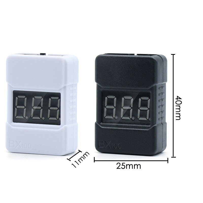 Testeur de batterie Lipo à basse tension 1 pièce, alarme de Buzzer avec coque en ABS, écran LED