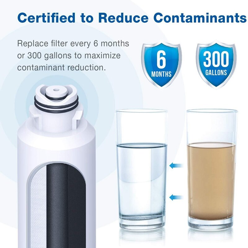 Filtre à eau de remplacement universel purificateur d'eau 9081 W10295370