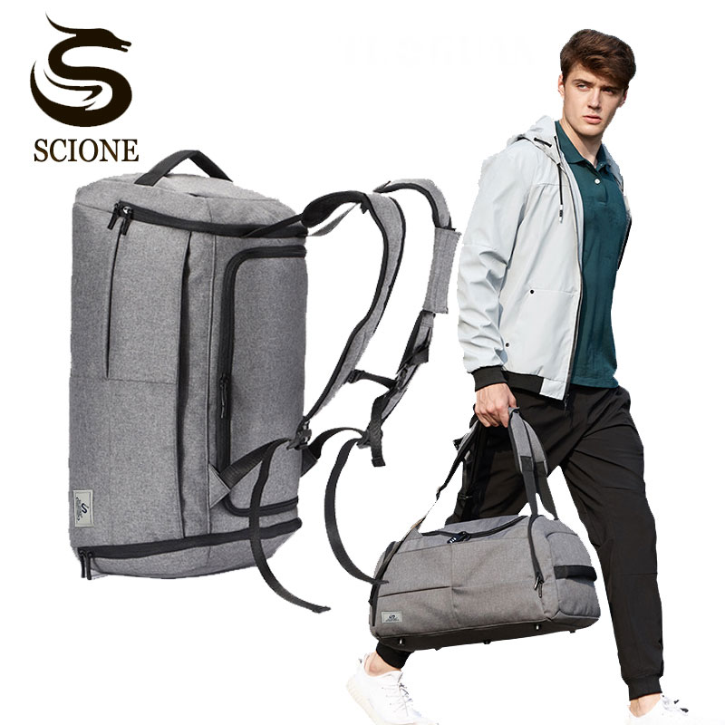 Bolsos de hombro de viaje para hombre, bolso antirrobo para hombre, bolso de lona portátil para hombre, de gran capacidad bolso de hombro, mochila