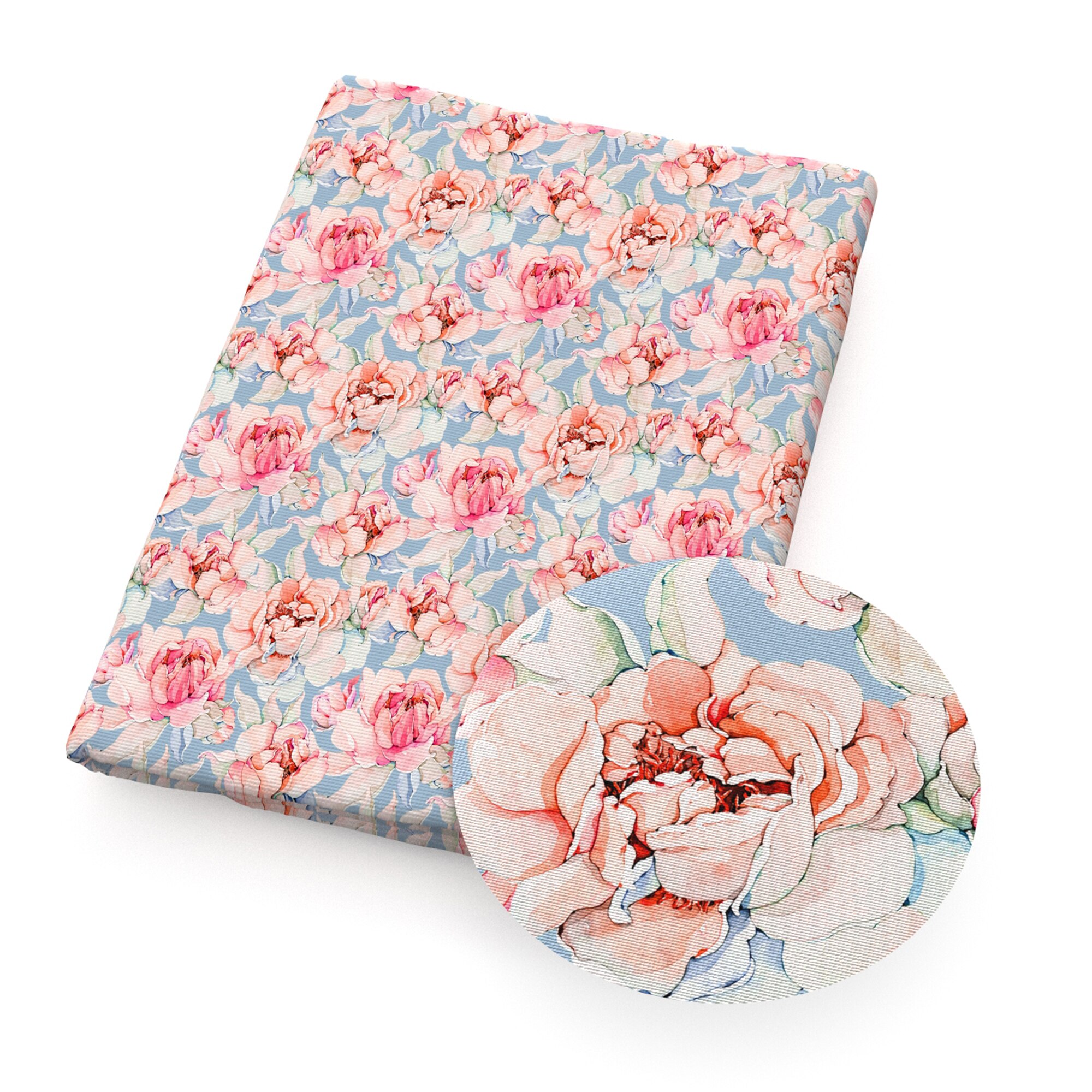 50*145cm Pink Series Spring Flower Polyester Cotton Fabric for Tissue Kids HomeTextile Doll Clothes Wedding Dress,1Yc14553: 1128670