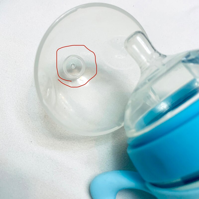 Baby Flasche Brust milch Breite Nacken Weiche Silikon Fütterung Container Baby Wasser Flasche freundlicher Pflege Flaschen silikon griff