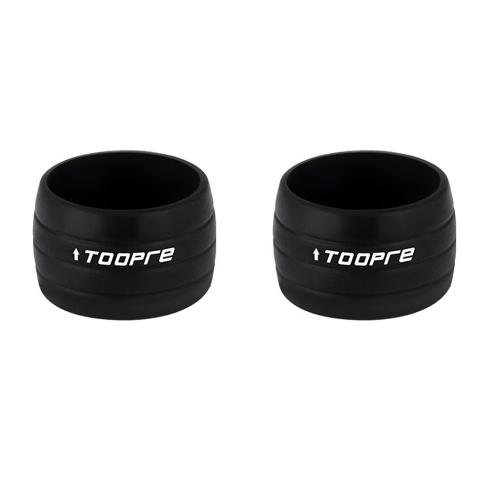 Fita de proteção para guidão de bicicleta, faixa de silicone anti-deslizamento para guidão de bicicleta, 2 peças: Black