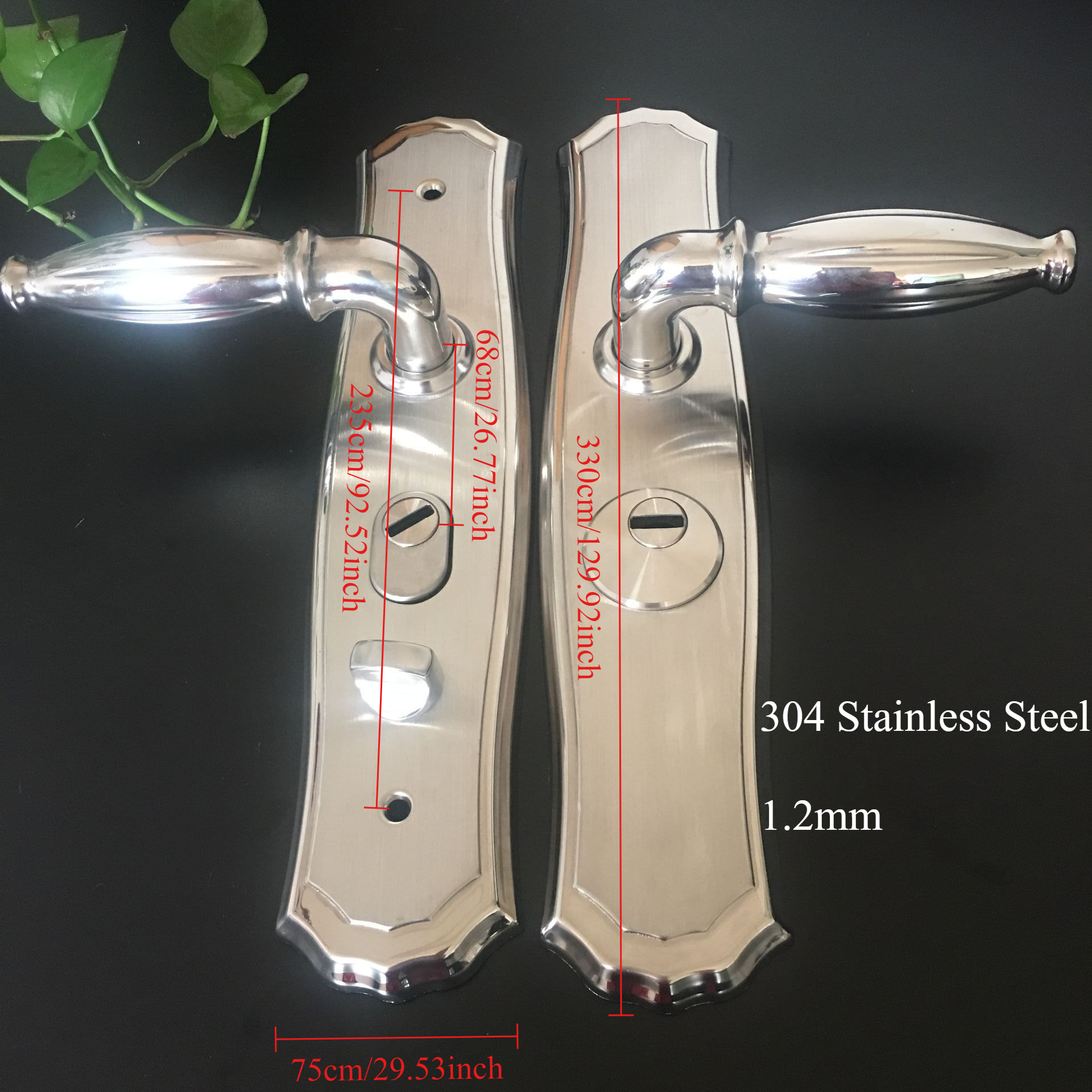 Universal Double-Side Multi-Function Door Handle, Anti-Theft & Anti-Pry Home Door Lever, Dual-Spring Lock Handle