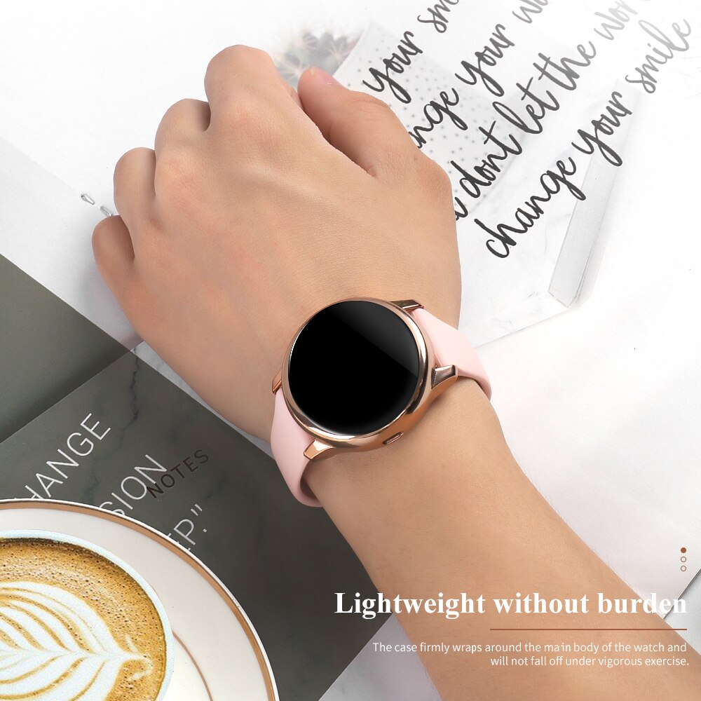 Coque pour Samsung galaxy watch active 2 active 1 housse pare-chocs accessoires protecteur couverture complète silicone Protection d'écran