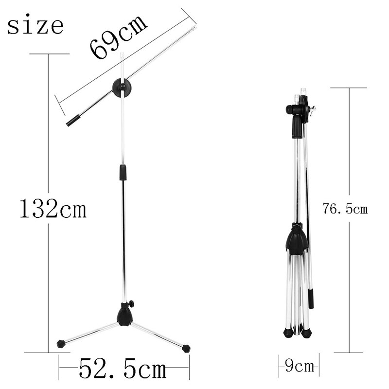 Support de microphone professionnel pour instrument de musique SJ-09, trépied de Support de microphone professionnel pour instrument de musique SJ-09, trépied de