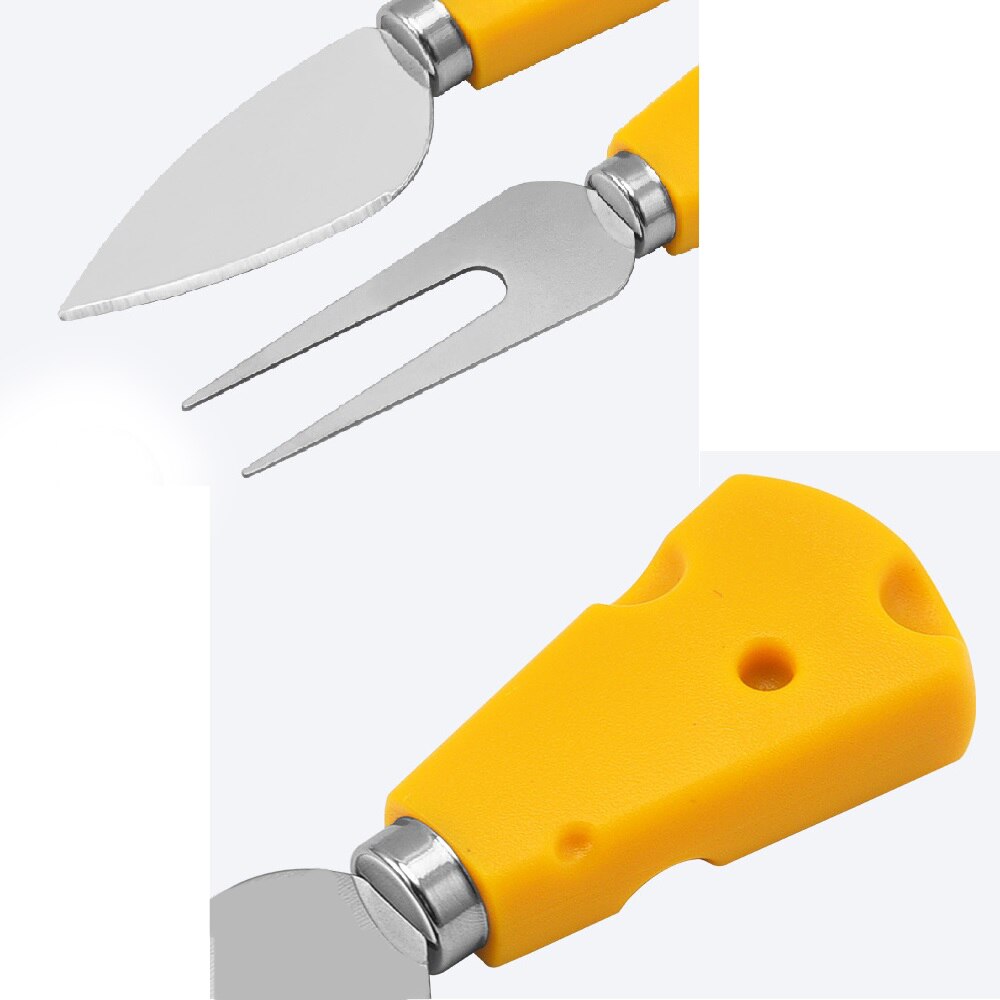 6Style Cheese Knife Set Steel Stainless Cheese Cutleries Super Cute Cheese Knife and Fork Cake Slicer Dessert Fork Kitchen Tools