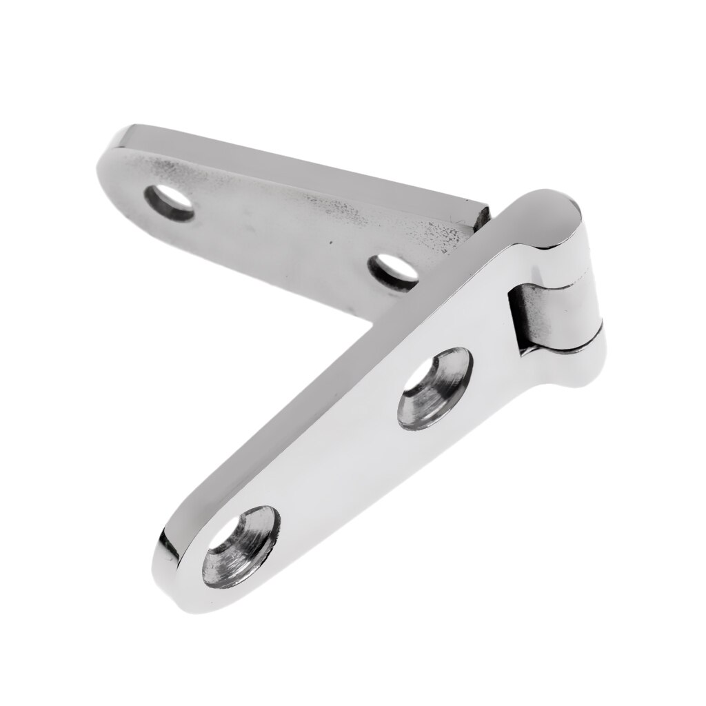 Marine Grade 316 Stainless Steel Strap Hinge Cabinet Locker Hinges 4 x 1 inch for Boat, RVs, Canoe (Silver)