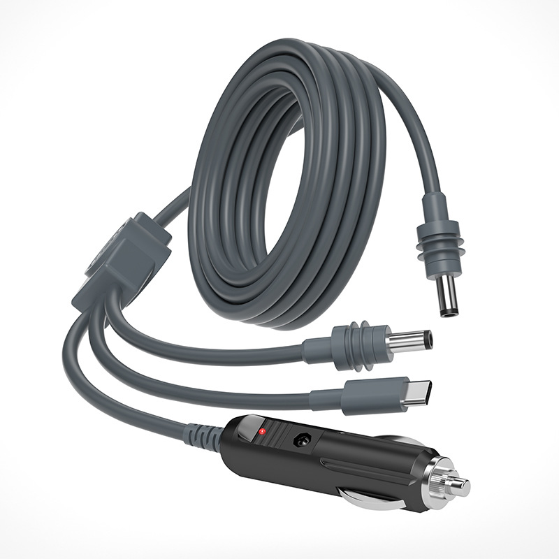 For Starlink Mini 3in1 DC To TypeC/DC/car Charging Power Cable IP65 Waterproof 3in1 To Typec 2464-20AWG Cable For Starlink Mini