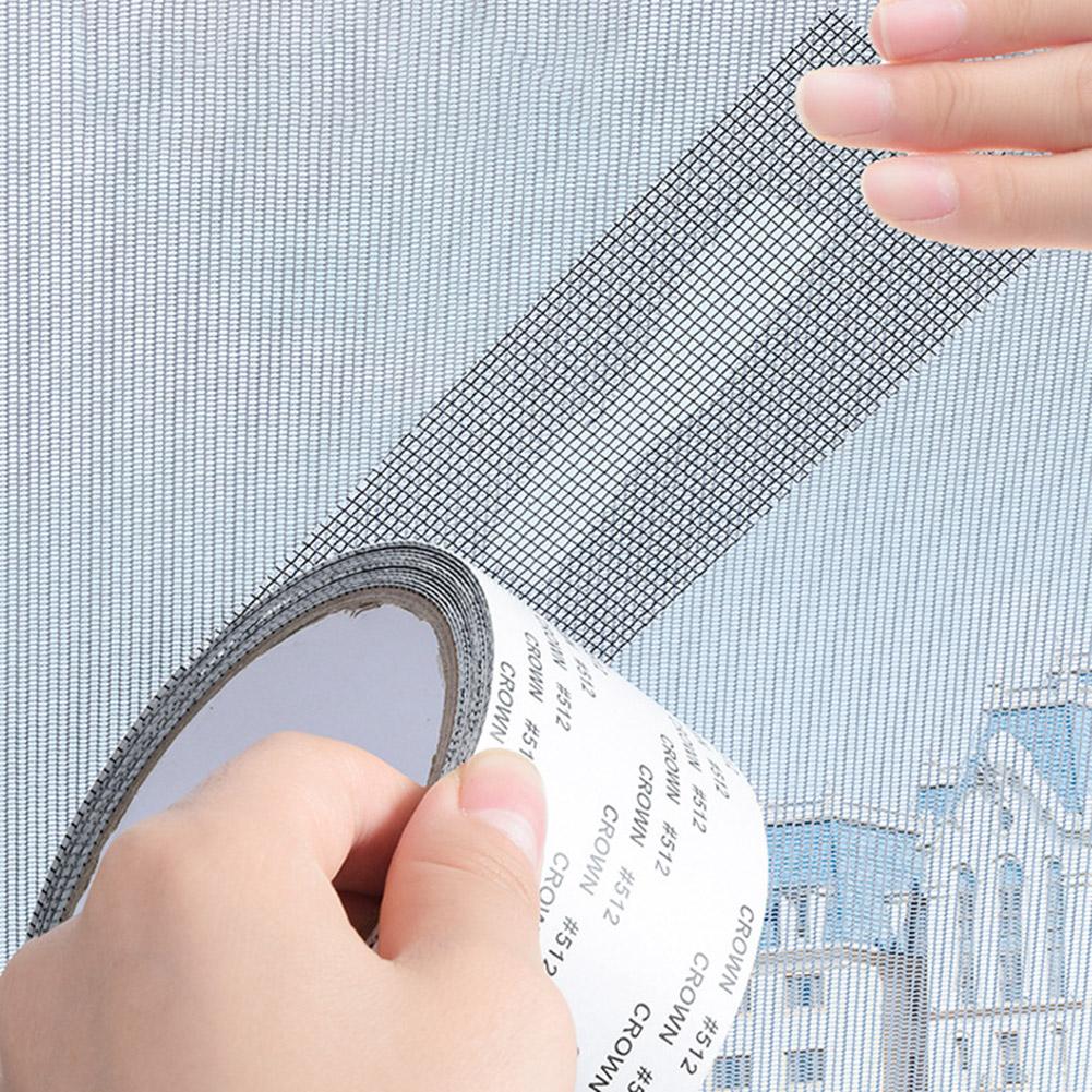 5cmx2m Window Net Anti-mosquito Mesh Sticky Wires Patch Repair Tape Summer Screen Door Mosquito Netting Patch Repair Broken Hole