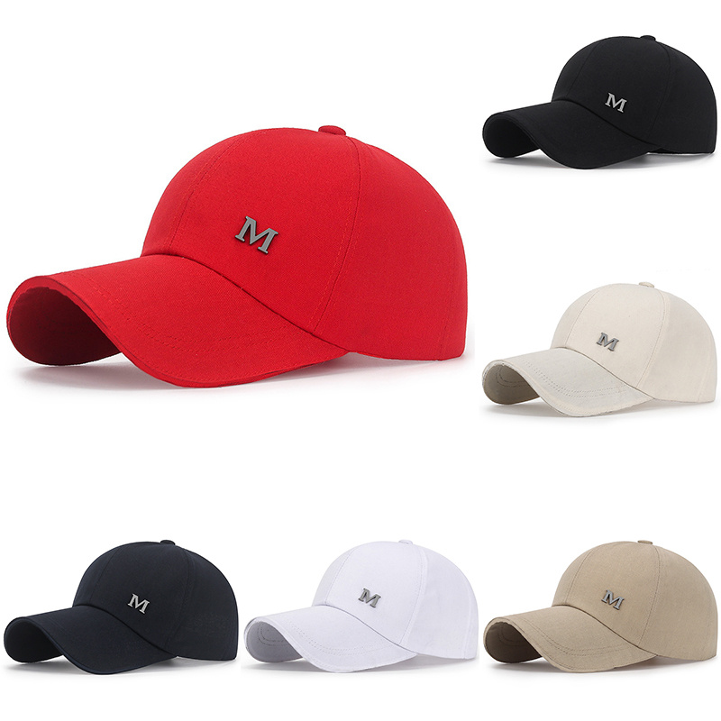 Gorras de béisbol de verano para hombres y mujeres, Snapback bordado de algodón, Hip-Hop, deporte, pesca, Golf, sombreros para el sol, gorras informales de ala larga con protección solar