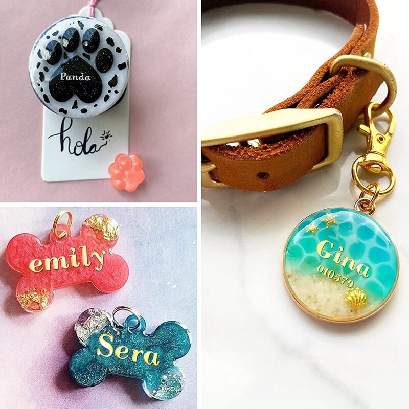 12 Sheets Letter Resin Stickers, Small Alphabet Number Stickers, Alloy, Self Adhesive, Gold and Silver, 3mm/4.5mm Tall