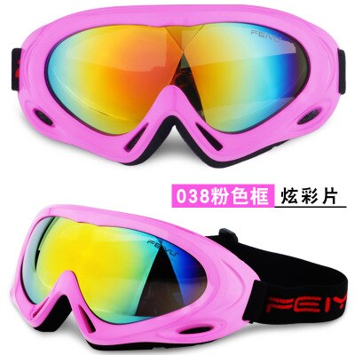 Ski Brille Snowboard Maske Für Männer Frauen Ski Brillen Schnee Schutz Über Brille Erwachsenen Doppel Anti-Nebel Zylindrischen: 4
