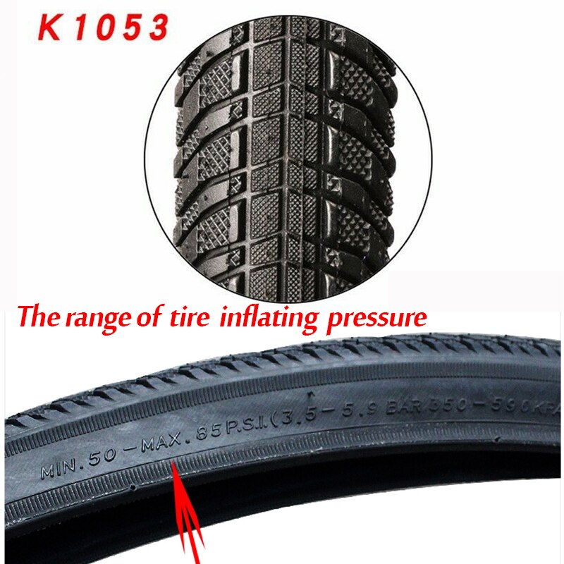 Bicycle Tires 700 Road Bike Tire 700C 700*28C / 32C / 35C / 38C Outer Tube 85PSI City Bicycle Wheel Tyre Tires K1053
