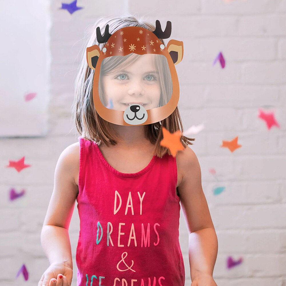 Mooie Duurzaam Anti-Kras Beschermende Kerst Maskers Kinderen Maskers Kinderen