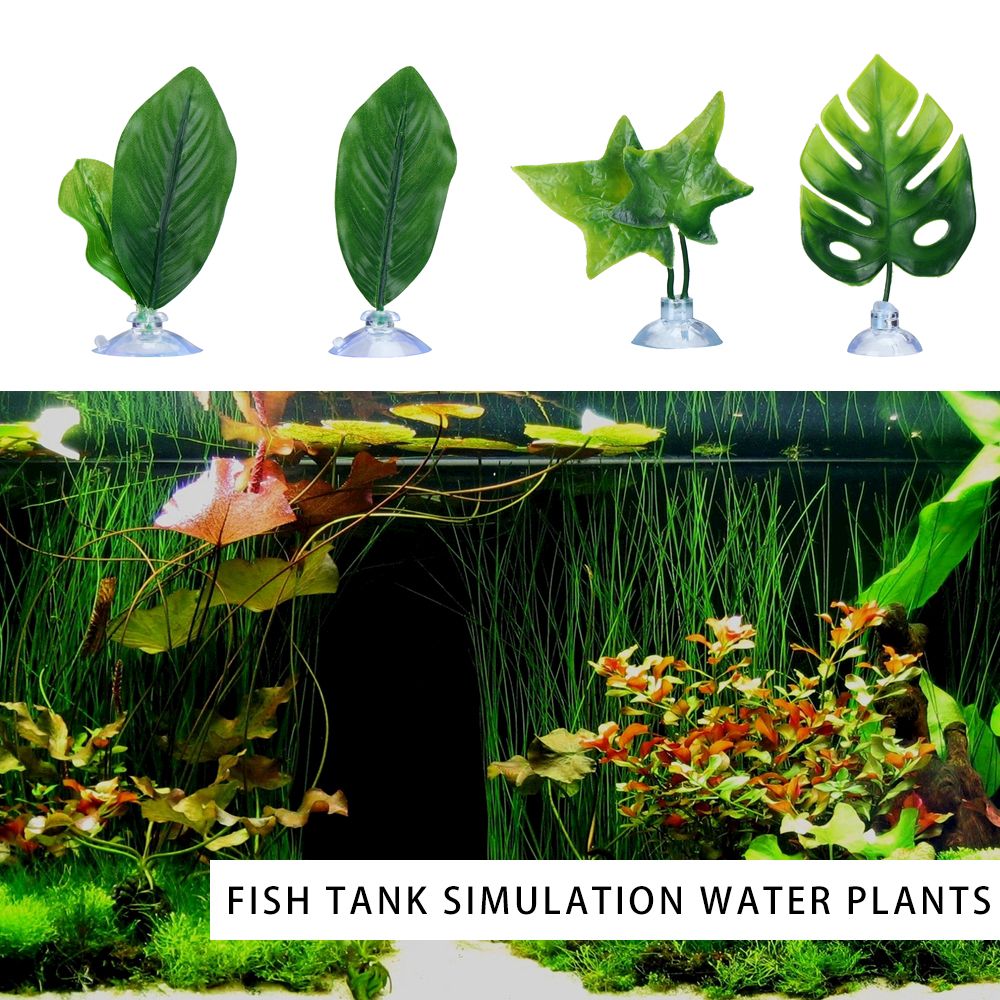 Play Fish Tank Resting Oviposition Leaves Landscaping Aquatic Plants Betta Leaf Fish tank Plants Simulation