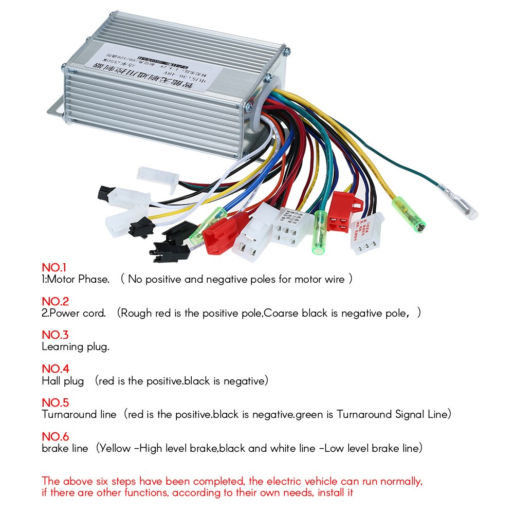 Alomejor Brushless Speed Controller mit Gasgriff FüR Elektrofahrräder