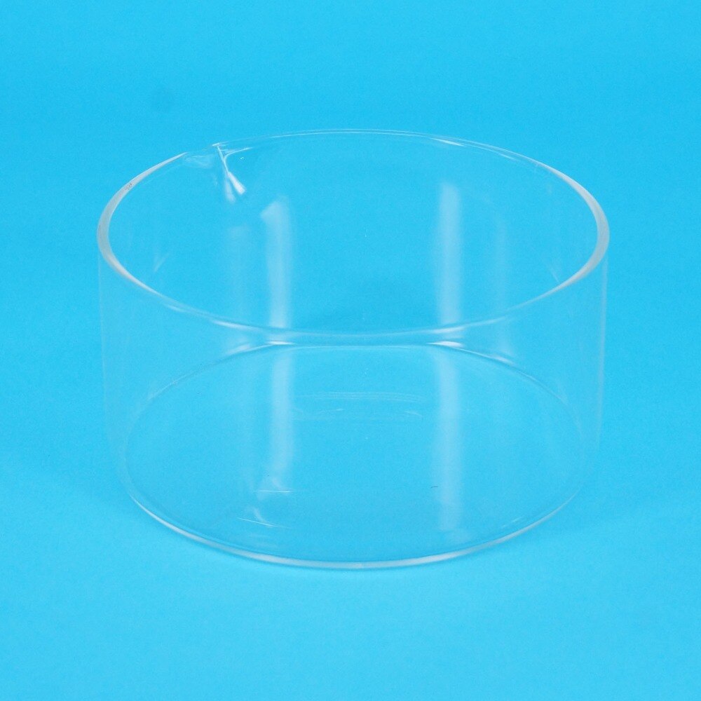 60-200mm Lab Glass Crystallizing Dishes with Spout Crystallization Experiment Lab Supplies