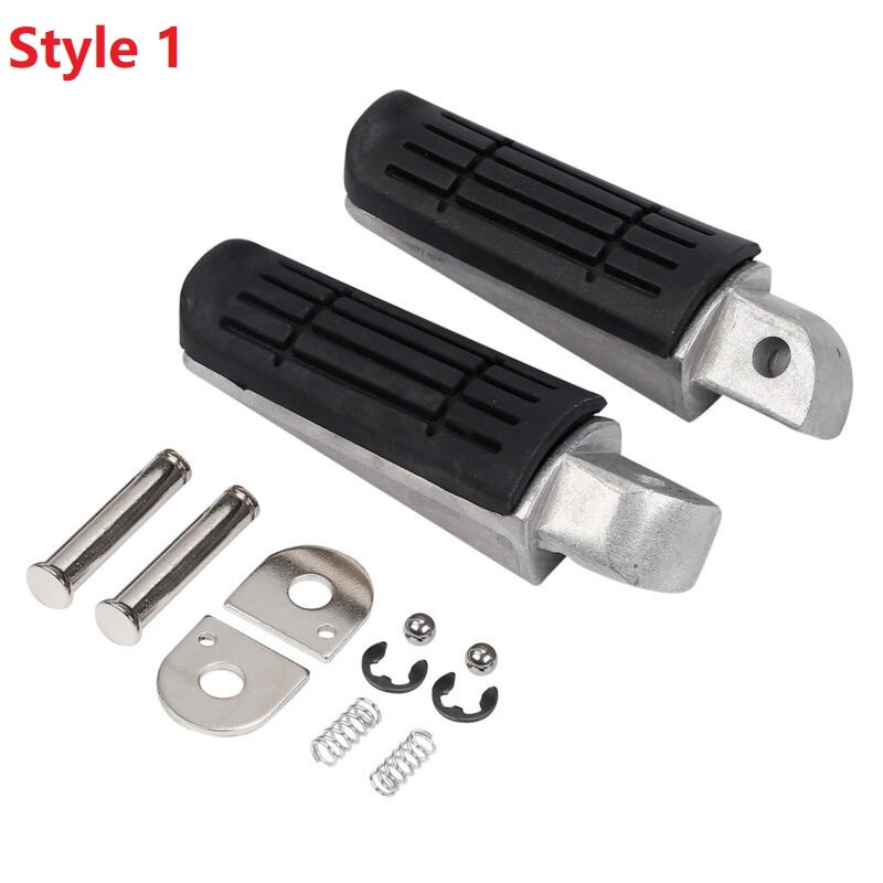 2 Style Rear Footrest Foot pegs For Yamaha FJR1300 FZ400 FZ6R XJR400 XJR1200 XJR1300 XJ6 FZ6N 2004-2006 2005 Motorcycle: Style 1