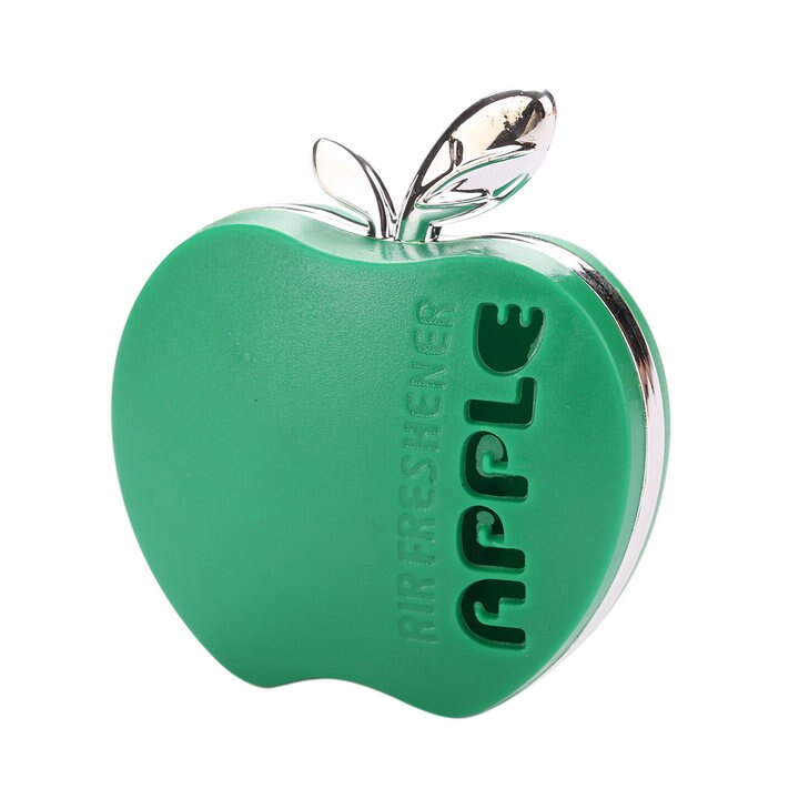 Apple Shape Mixed Fragrance Soild Perfume Luxury Air Conditioner Decoration Car Diffuseer Ambientador Flower Faint Scent: Green