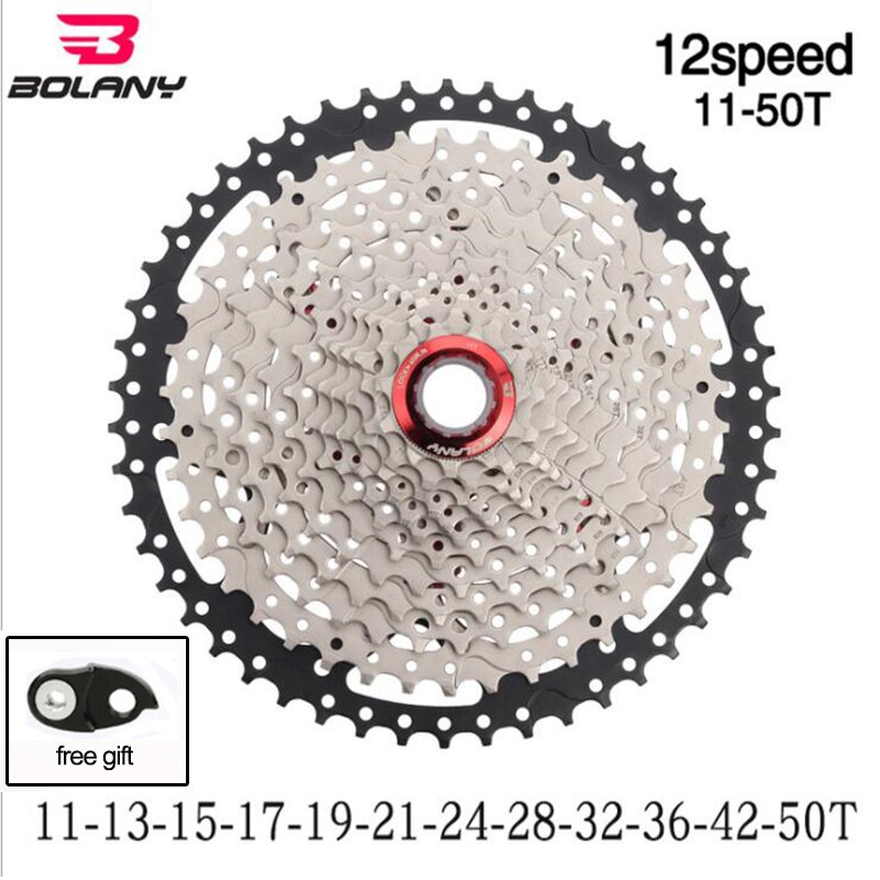 BOLANY Bicycle Cassette Wide Ratio 8/9/10/11/12SMTB Freewheel 32/36/40/42/46/50/52T Mountain Bike Sprocket for Shimano Sram: CSM1250
