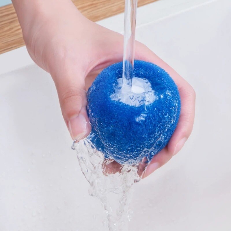 3Pcs Decontamination Laundry Ball Anti-winding Washing Machine Magic Washing Clothes Large Cleaning Ball Loofah Friction Ball