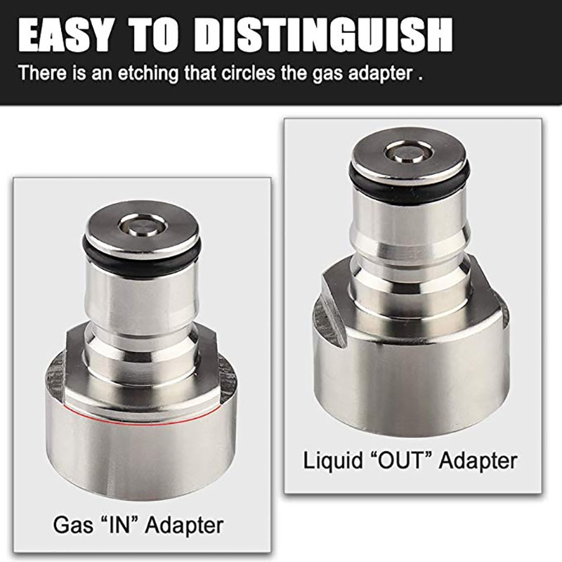 Ball Lock Conversion Kit,Sankey Keg Coupler Adapte... – Grandado