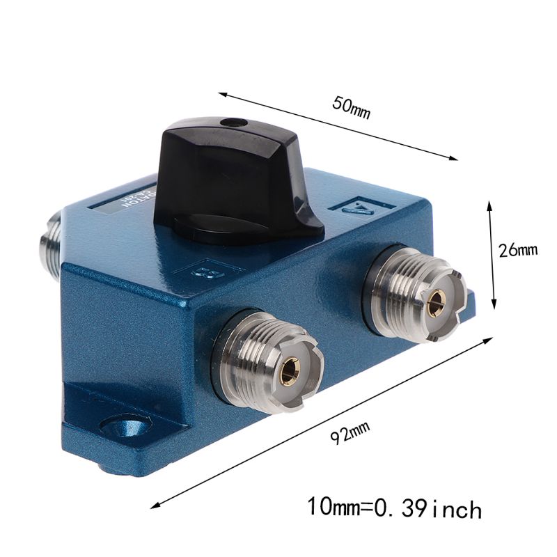 CA-201 Antenne Umschalter UHF Manuelle Luft Buchse Adapter Konverter CB Radio Antenne koax Schalter