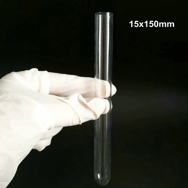 24pcs/lot 15x150mm Glass test tube U-shaped bottom for kinds of Schools experiments Laboratory Glassware