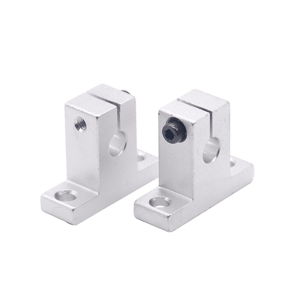 2pc SK8 SK10 SK12 SK16 SK20 SK25 SK30 SK35 SK40 Linear Rail Bearing Shaft Support Vertical Bracket Router SH8A 3D Printer Part