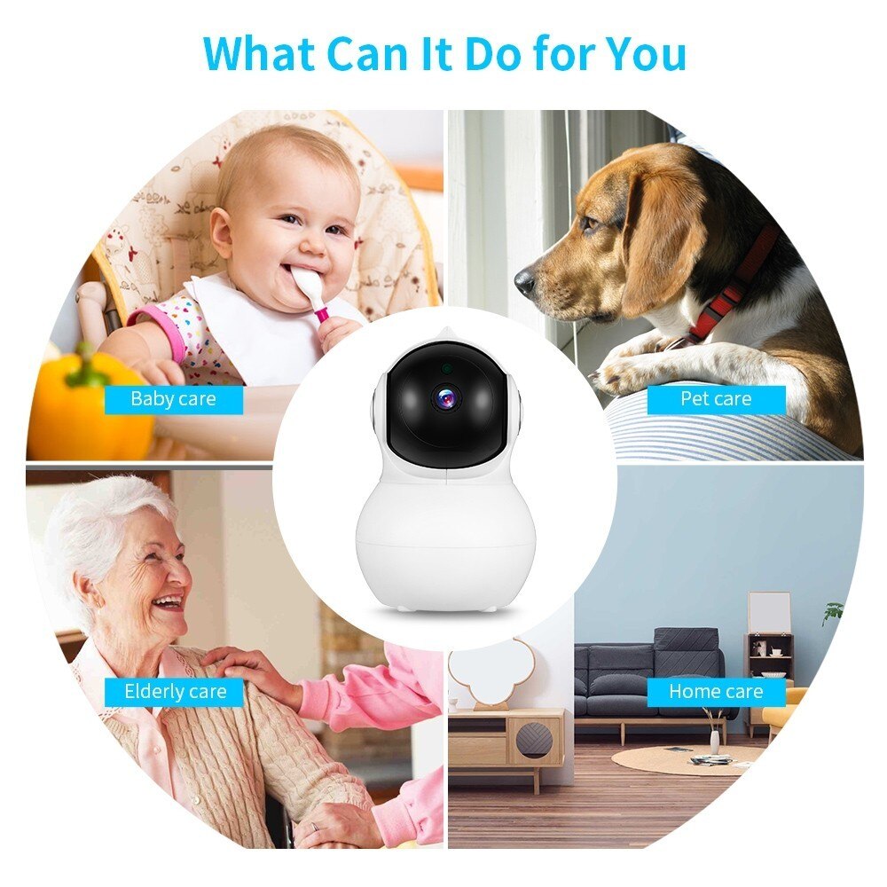 Baby Monitor 1080 P HD Clever IP Kamera mit Nachtsicht für Heimat Sicherheit kabellos Video Babys Monitor Temperatur Überwachung