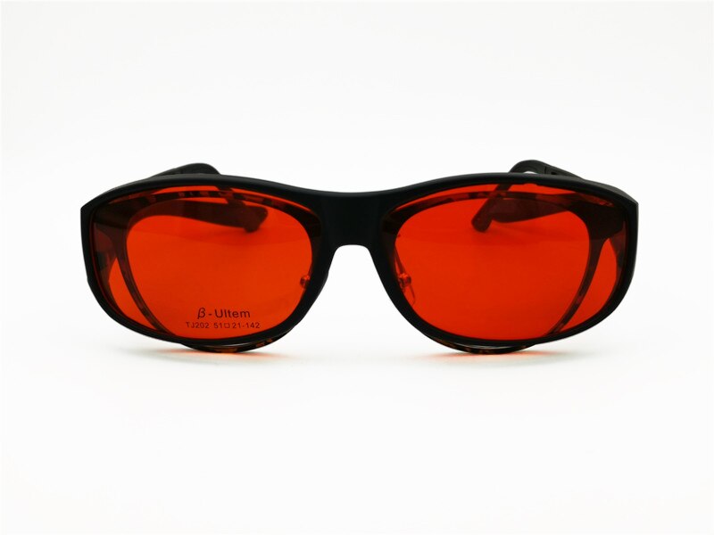 Anti-blue light eyewear fit over gaming glasses UV400 protection fullim wear on red color protection glasses 017