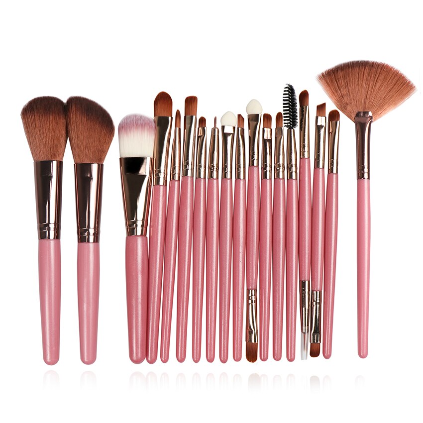 Lemoda-Juego de brochas de maquillaje , Kit de pinceles de maquillaje para base en polvo, sombra de ojos, herramientas cosméticas: Púrpura