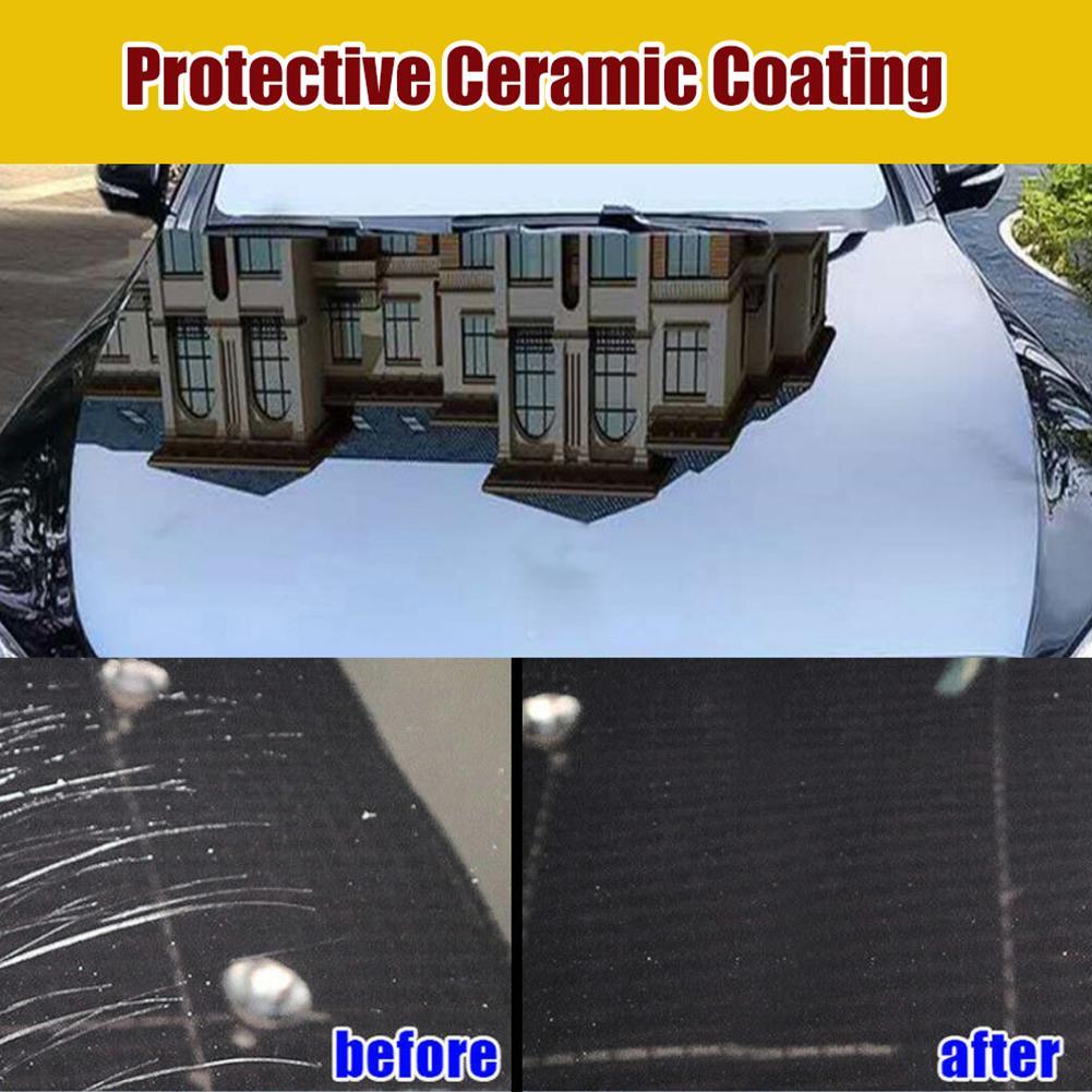 100/50/30ml Ceramic Car Wash Quick Coat Polish & Sealer Remover With Sponge Car Nano Ceramic Coating Polishing Remover
