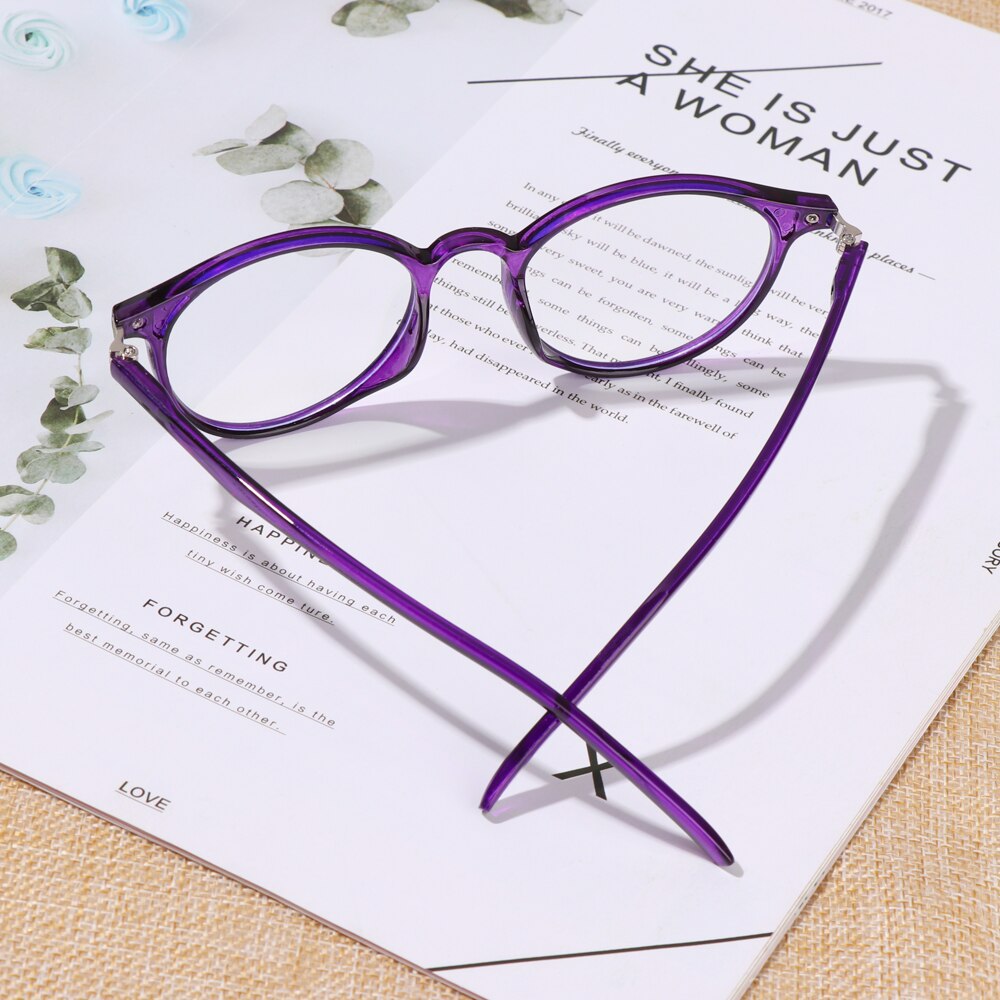 1Pc Computer Glasses Anti Blue Ray Blue Light Blocking Glasses Optical Eye Spectacle UV Blocking Gaming Filter Round Eyeglasses