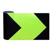 Parts Car Sticker Reflective Replacement Warning 5CM*300CM Adhesive Tape: Green Black