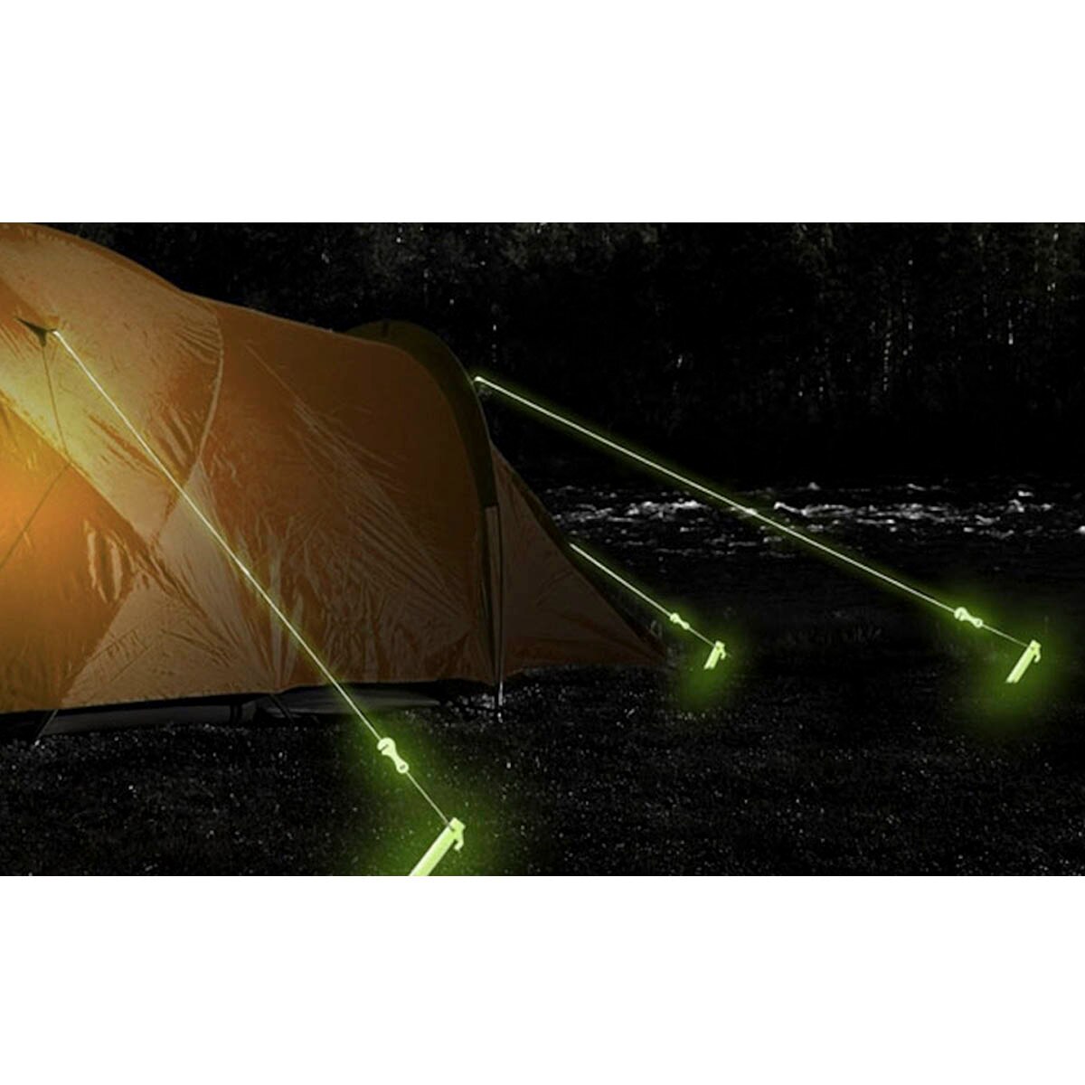 Fluoreszierende seil, 10m, Ideal für campingplätze, praxis, hart, glühen in das dunkel, perfekt für kennzeichnung gefahren, seil, fluoreszierende seil