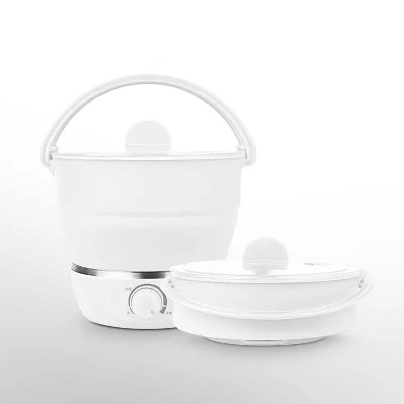 Nathome Mini Draagbare Elektrische Pot Vouwen Non-stick Pot Fornuis Ketel Voor Outdoor Camping Koken Tool